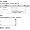 Dashboard Deployment XI Component